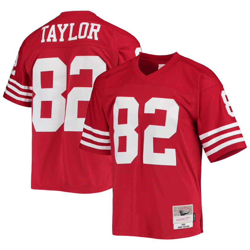 San Francisco 49ers John Taylor Mitchell & Ness Legacy Replica Jersey - Scarlet