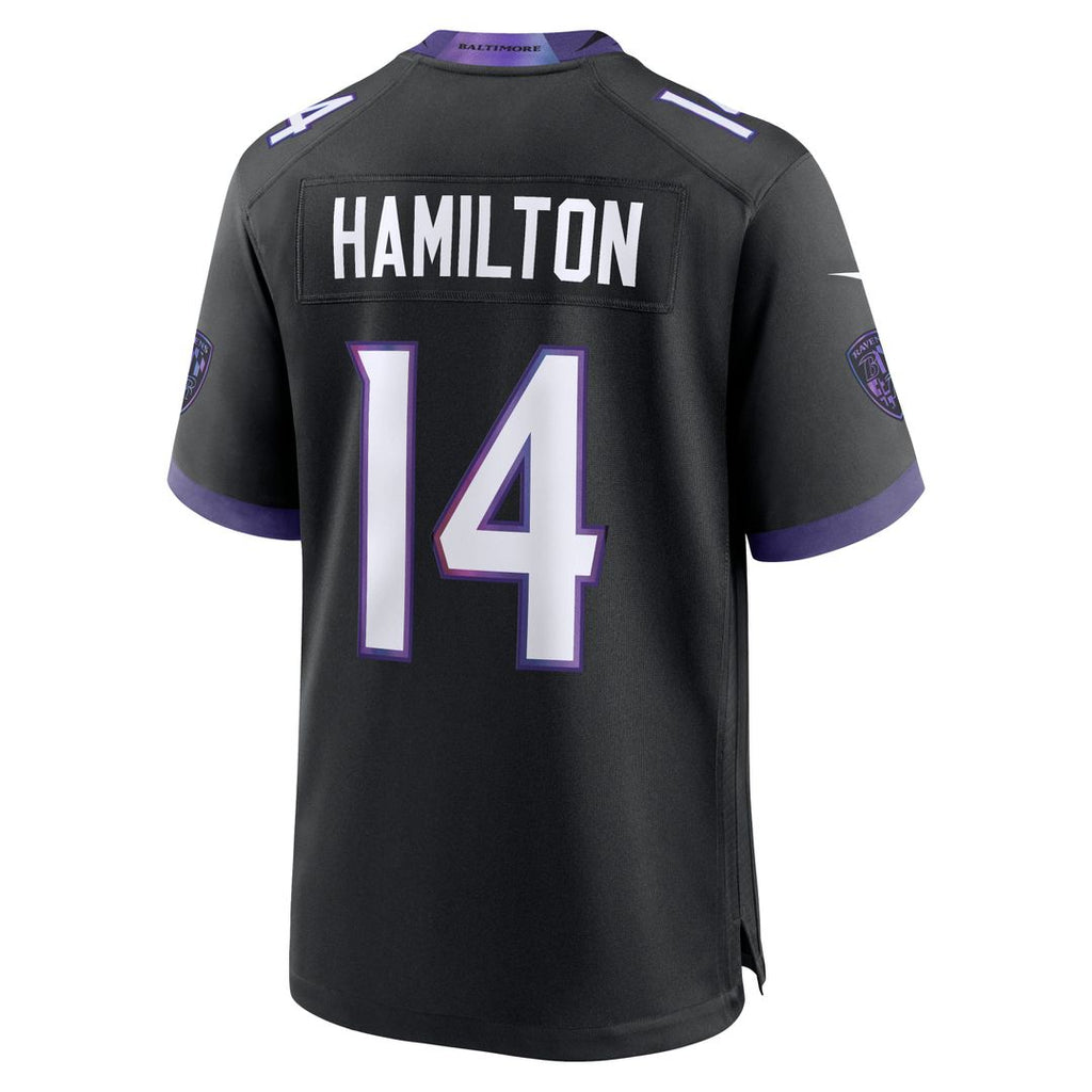 Baltimore Ravens Kyle Hamilton Nike Alternate Game Jersey - Black