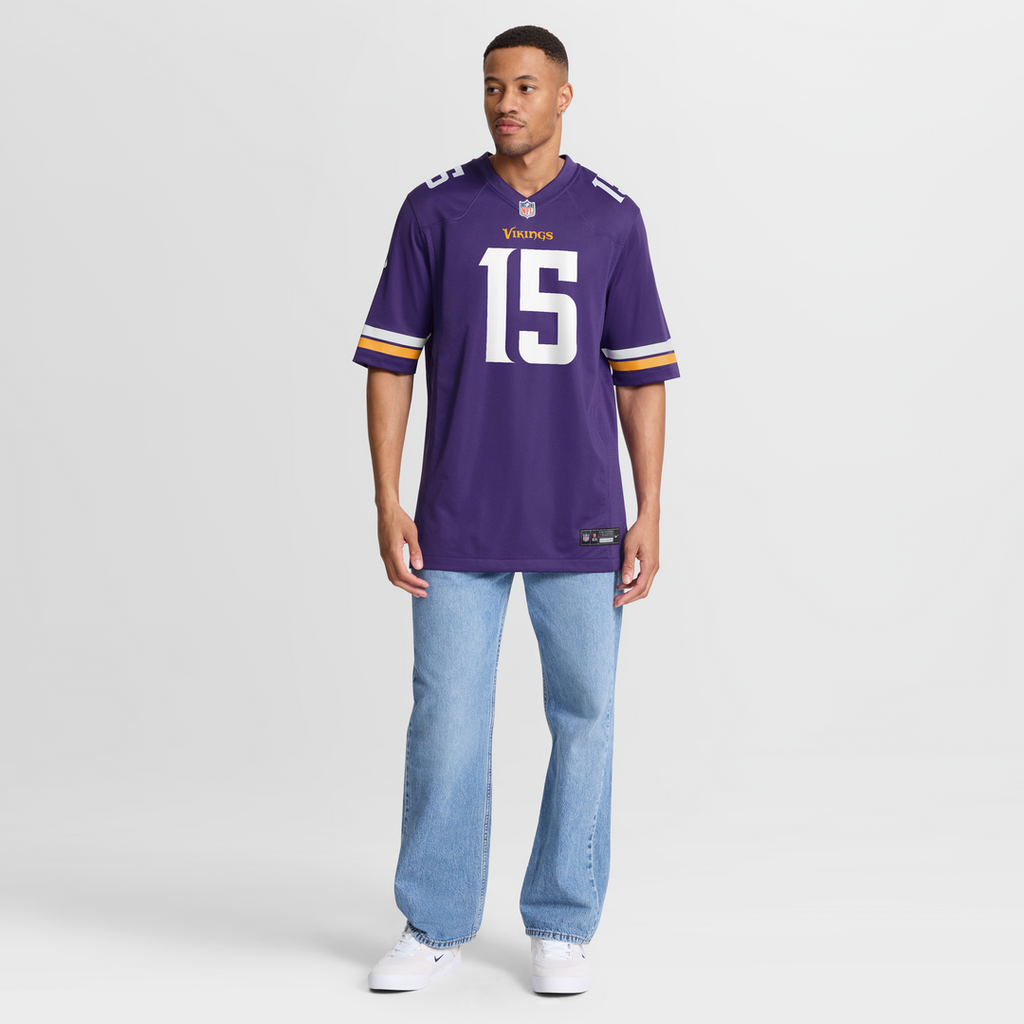 Minnesota Vikings Dallas Turner Nike Player Game Jersey - Purple