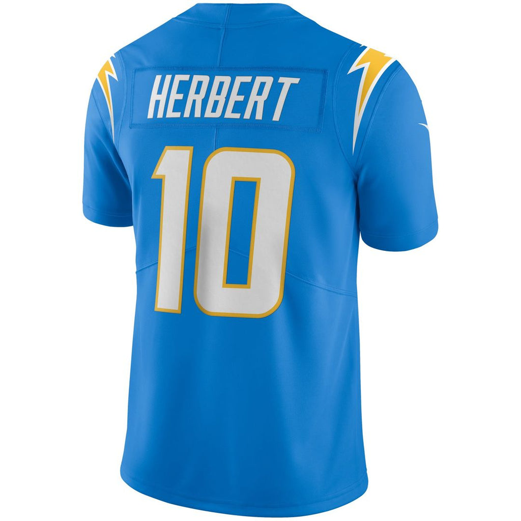 Los Angeles Chargers Justin Herbert Nike Vapor Limited Jersey - Powder Blue
