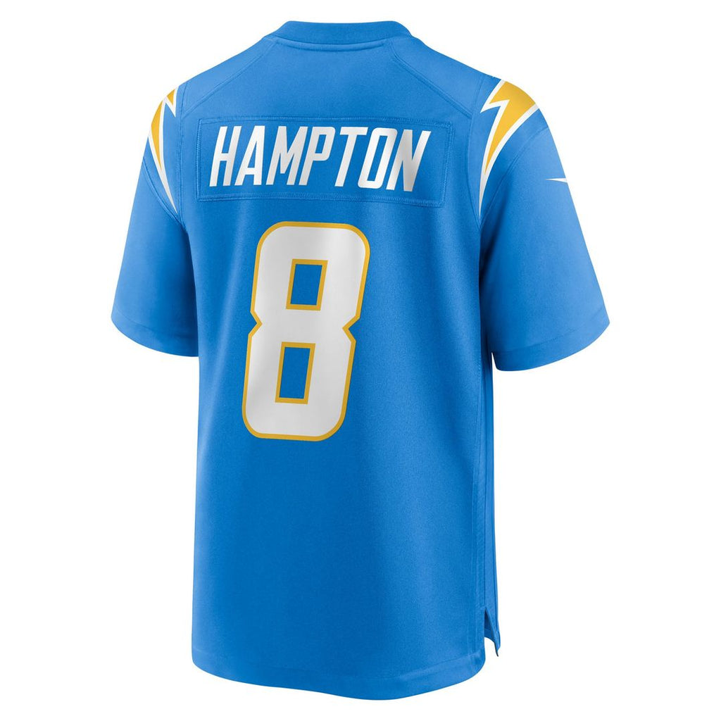 Los Angeles Chargers Omarion Hampton Nike Alternate Super Chargers Game Player Jersey - Navy