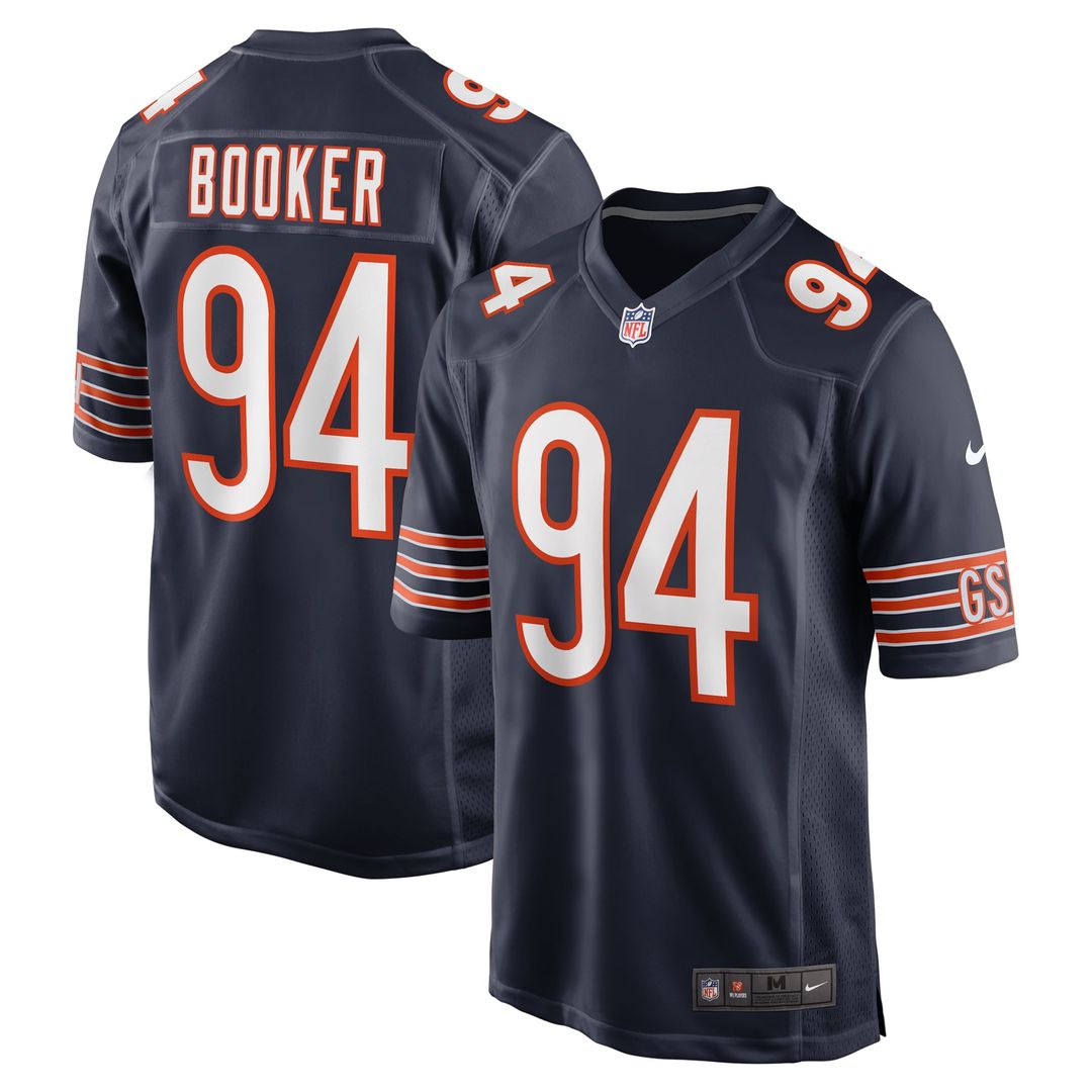 Chicago Bears Austin Booker Nike Game Jersey - Navy
