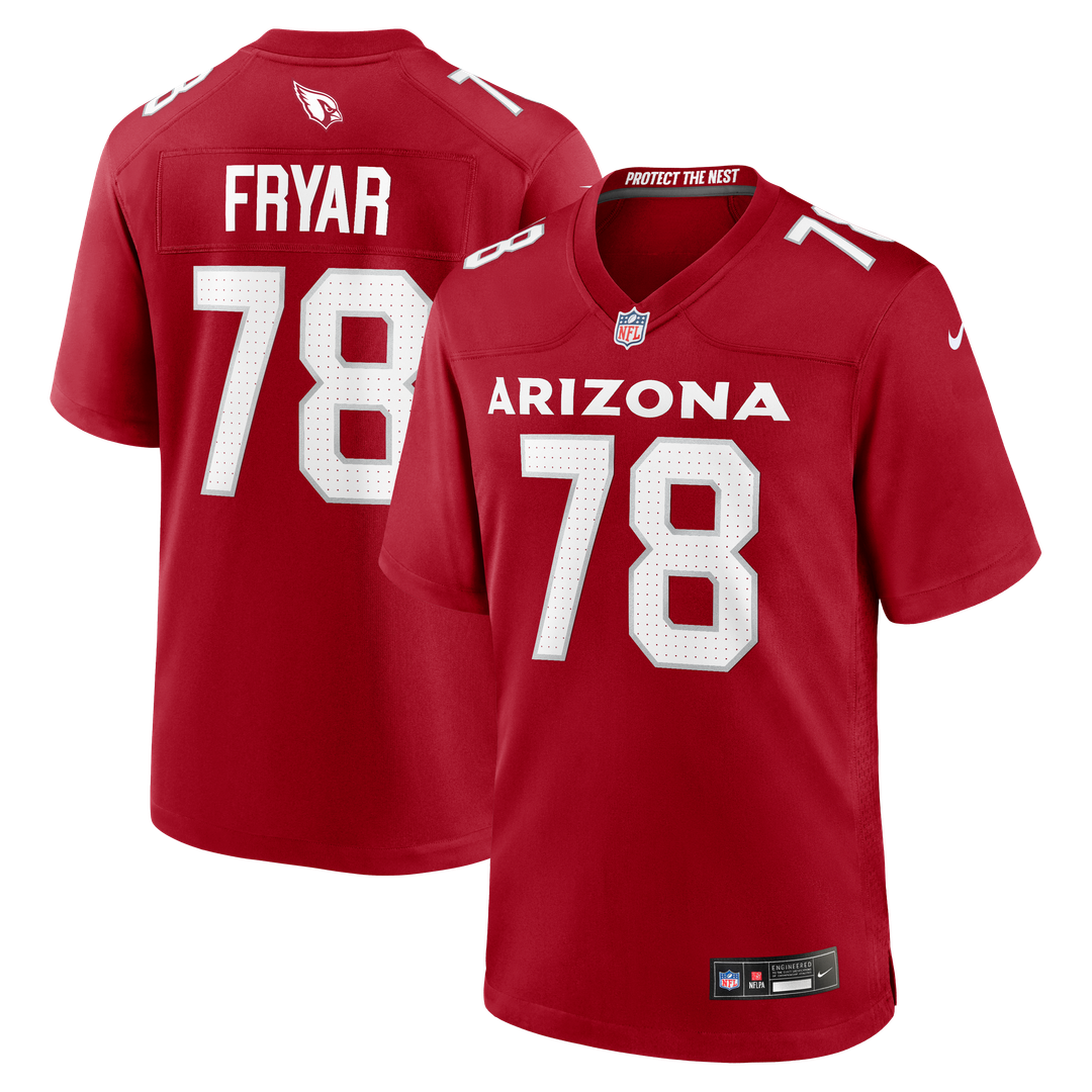 Arizona Cardinals Josh Fryar Nike Team Game Jersey - Cardinal