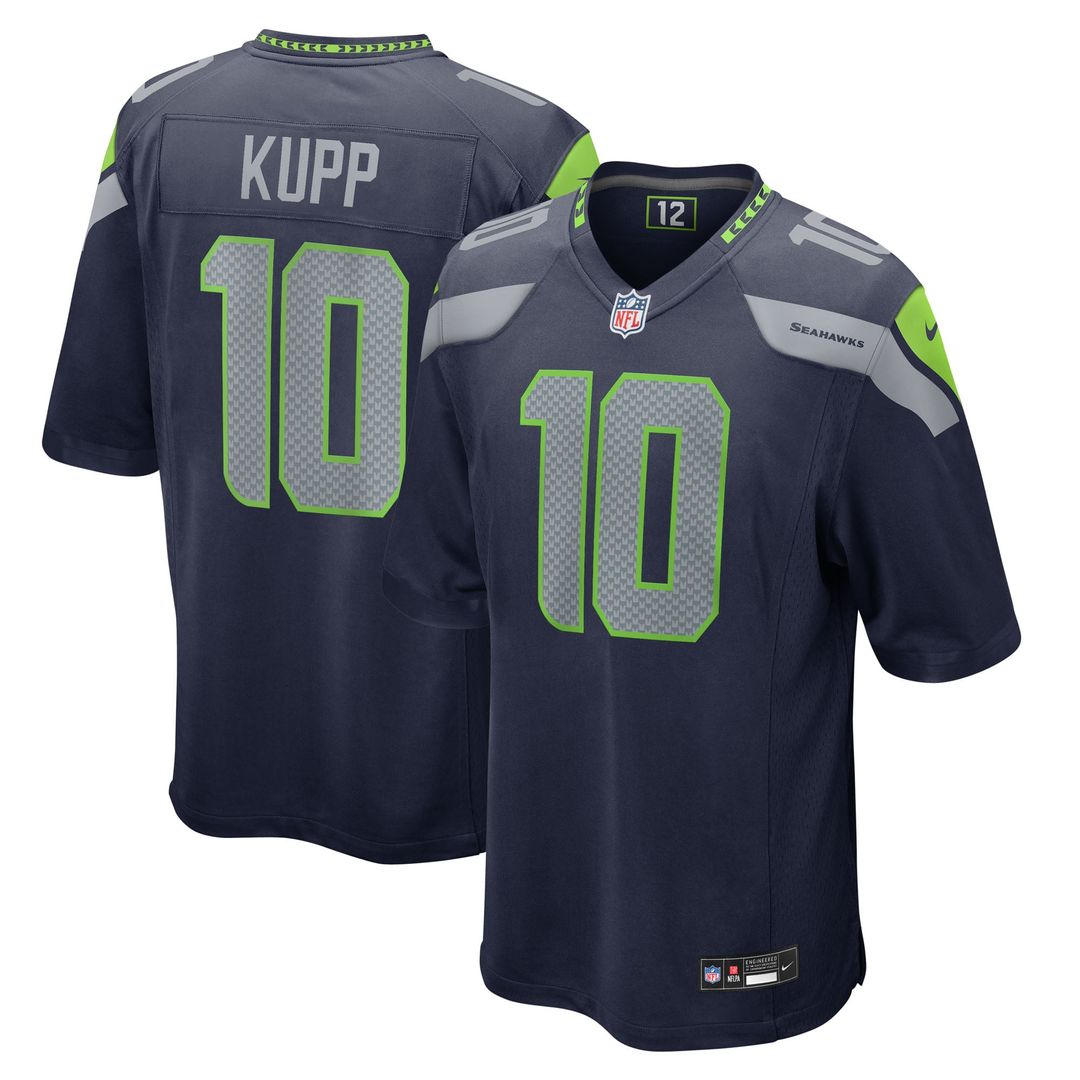 Seattle Seahawks Cooper Kupp Nike Team Game Jersey - College Navy