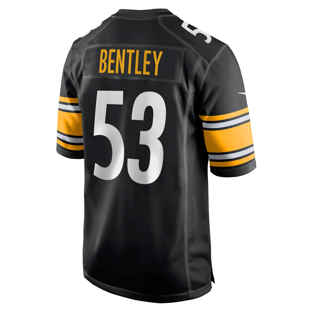 Pittsburgh Steelers JaWhaun Bentley Nike Team Game Jersey - Black