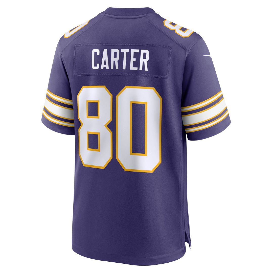 Minnesota Vikings Cris Carter Nike Retired Player Alternate Game Jersey - Purple