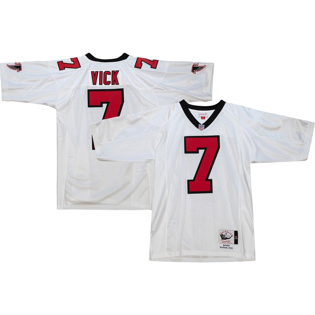 Atlanta Falcons 2003 Michael Vick Mitchell & Ness Authentic Throwback Retired Player Jersey - Red