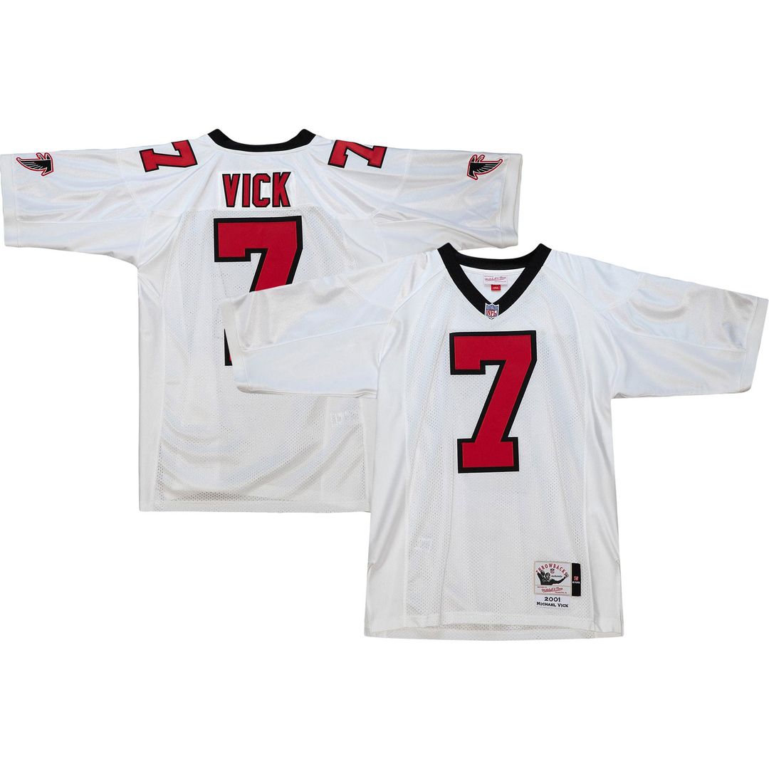Atlanta Falcons 2003 Michael Vick Mitchell & Ness Authentic Throwback Retired Player Jersey - Red