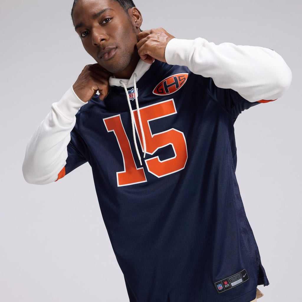 Chicago Bears Rome Odunze Nike 2026 Rivalries Collection Game Jersey - Navy
