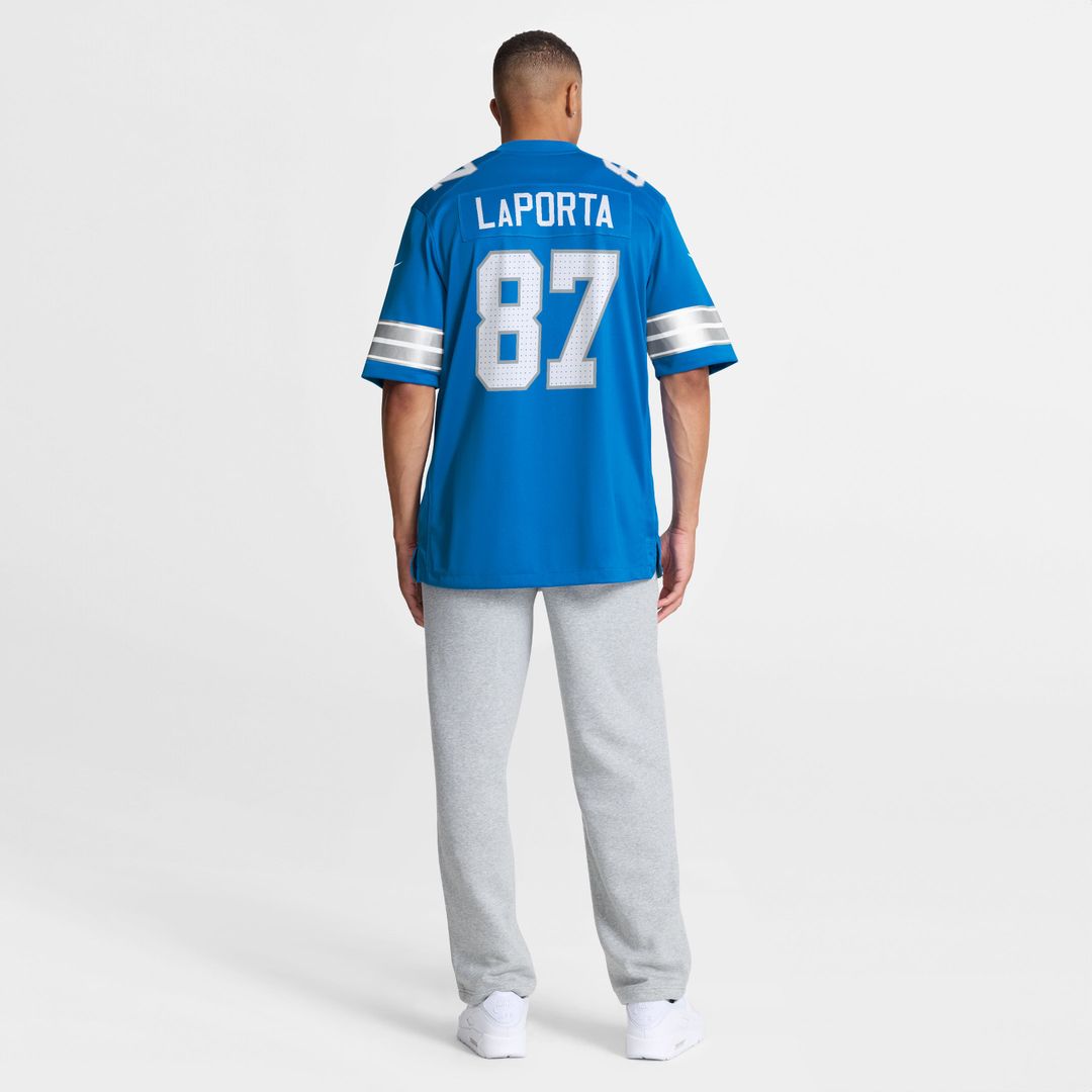 Detroit Lions Sam LaPorta Nike Game Jersey - Blue