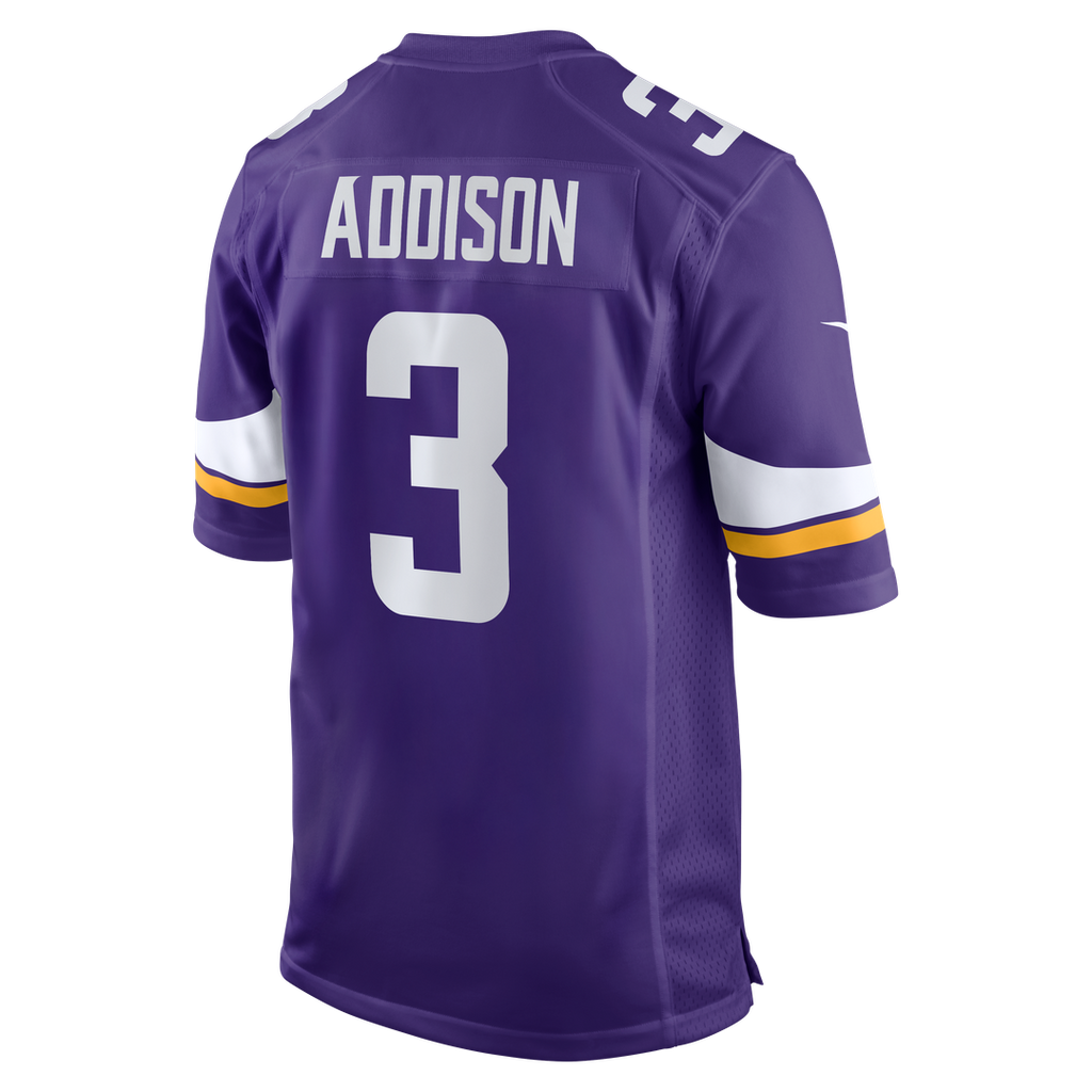 Minnesota Vikings Jordan Addison Nike Alternate Game Player Jersey - White