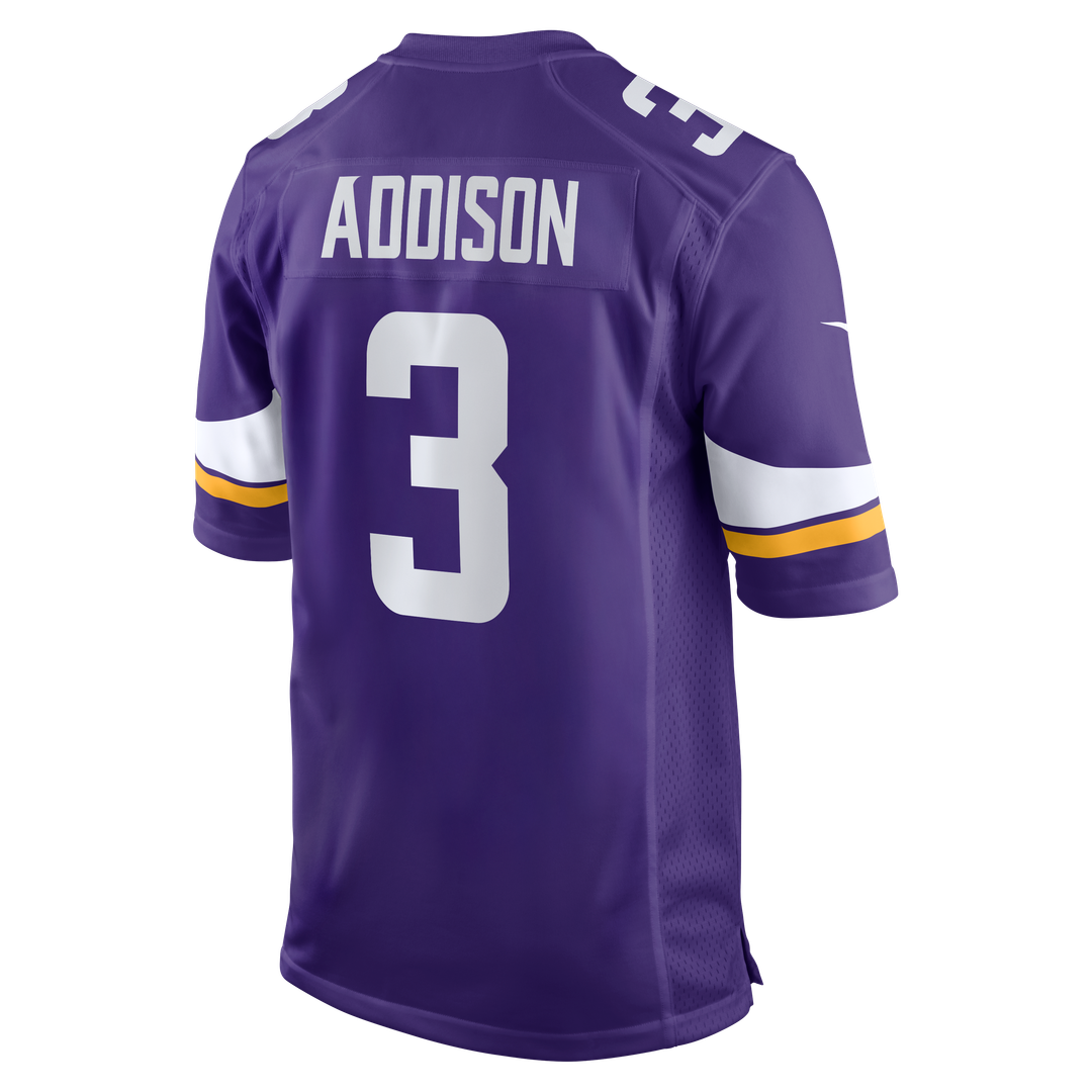 Minnesota Vikings Jordan Addison Nike Alternate Game Player Jersey - White
