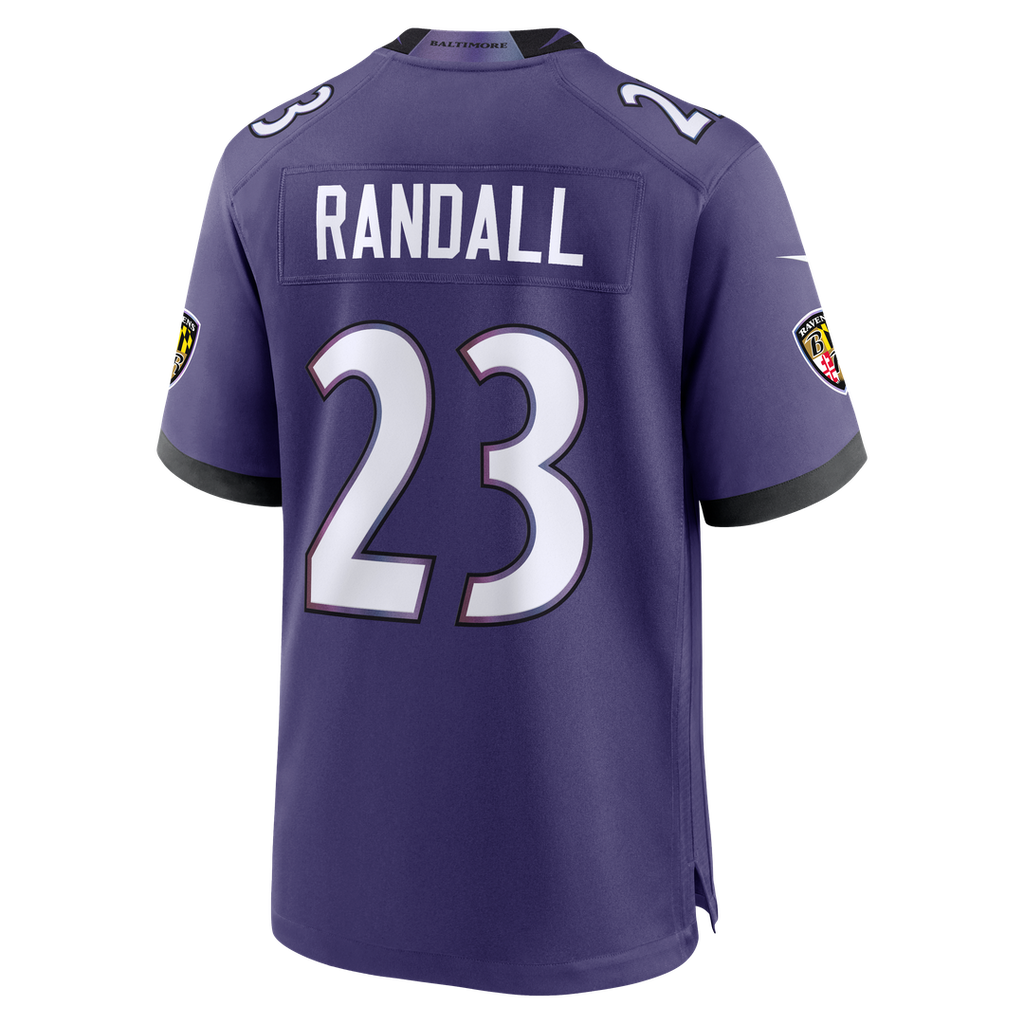 Baltimore Ravens Adam Randall Nike Team Game Jersey - Purple
