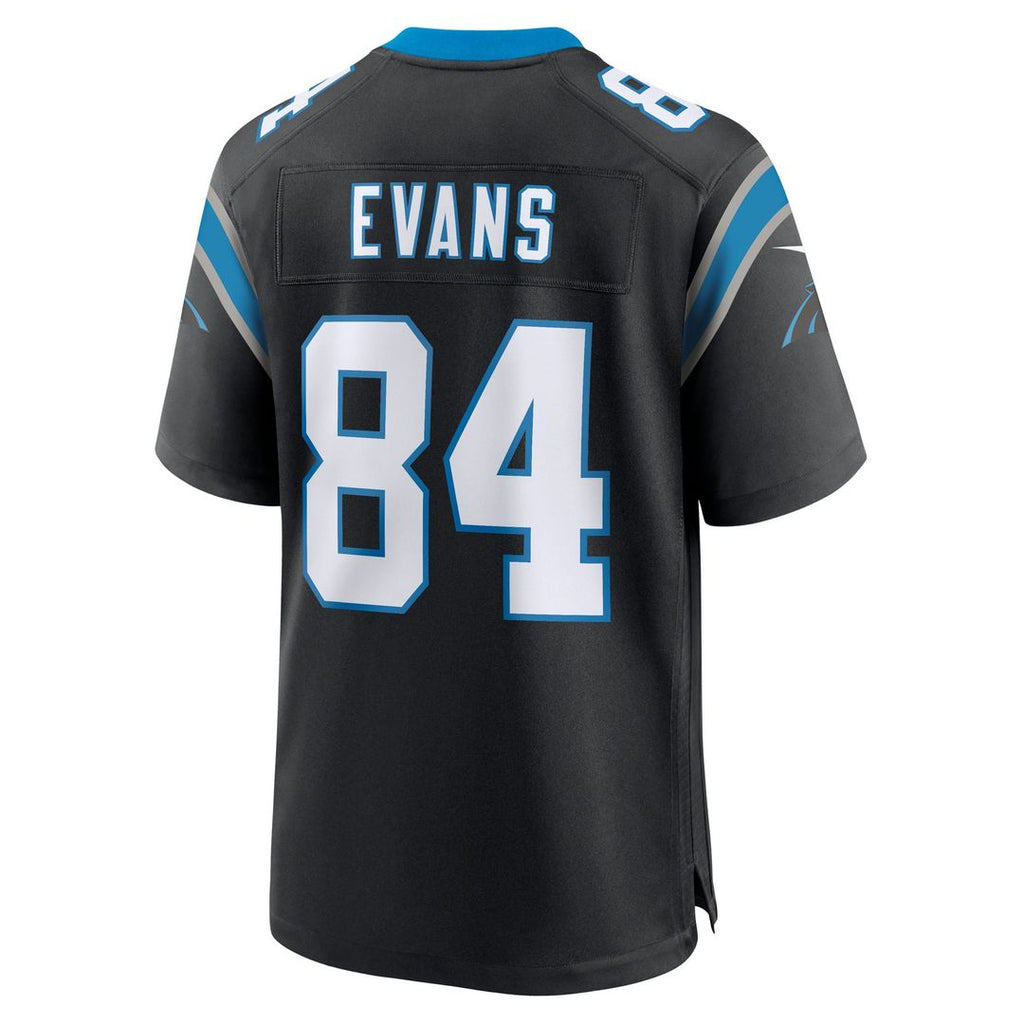 Carolina Panthers Mitchell Evans Nike Team Game Jersey - Black