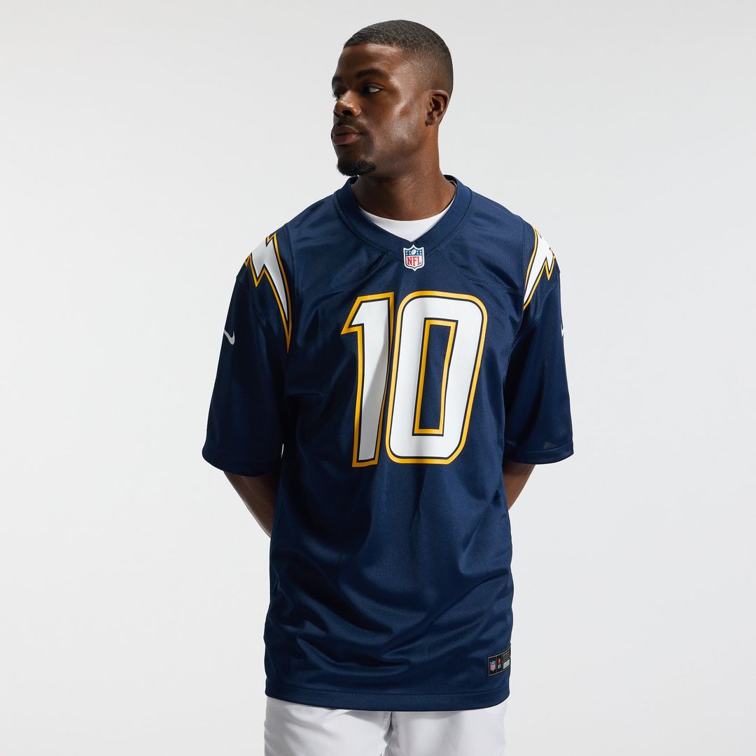 Los Angeles Chargers Justin Herbert Nike Player Game Jersey - Powder Blue
