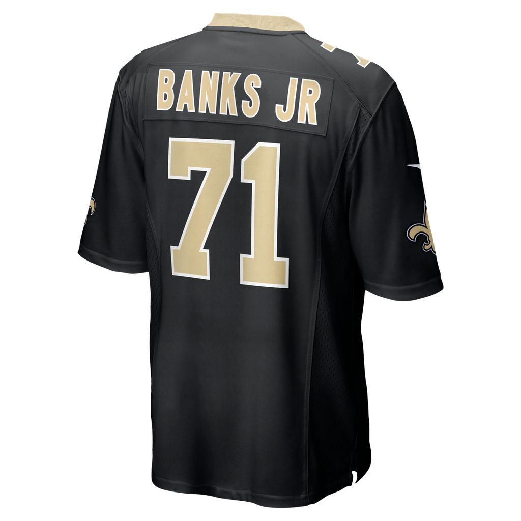 New Orleans Saints Kelvin Banks Jr. Nike Game Player Jersey - Black
