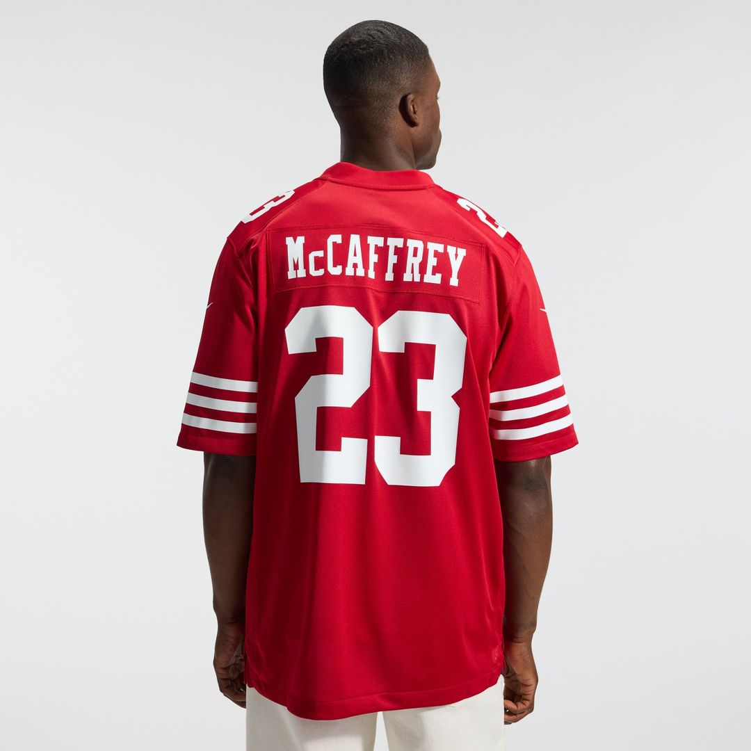San Francisco 49ers Christian McCaffrey Nike Game Player Jersey - Scarlet