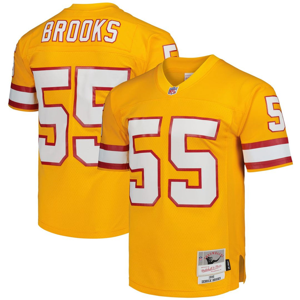 Tampa Bay Buccaneers Derrick Brooks Mitchell & Ness Legacy Replica Jersey - Orange
