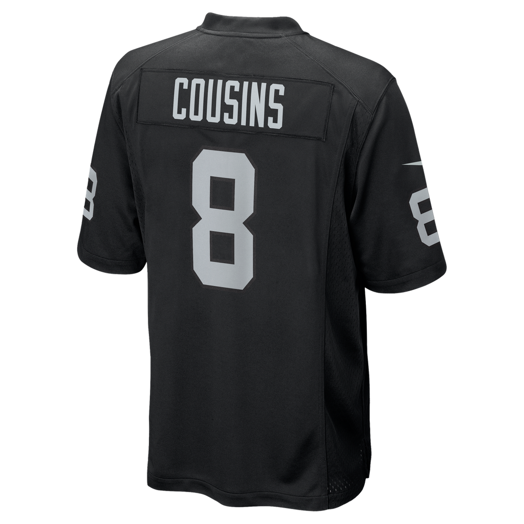 Las Vegas Raiders Kirk Cousins Nike Team Game Jersey - Black