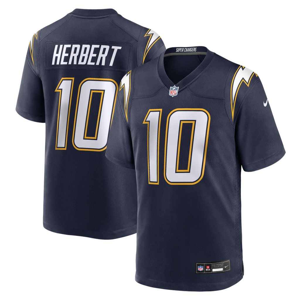 Los Angeles Chargers Justin Herbert Nike Player Game Jersey - Powder Blue