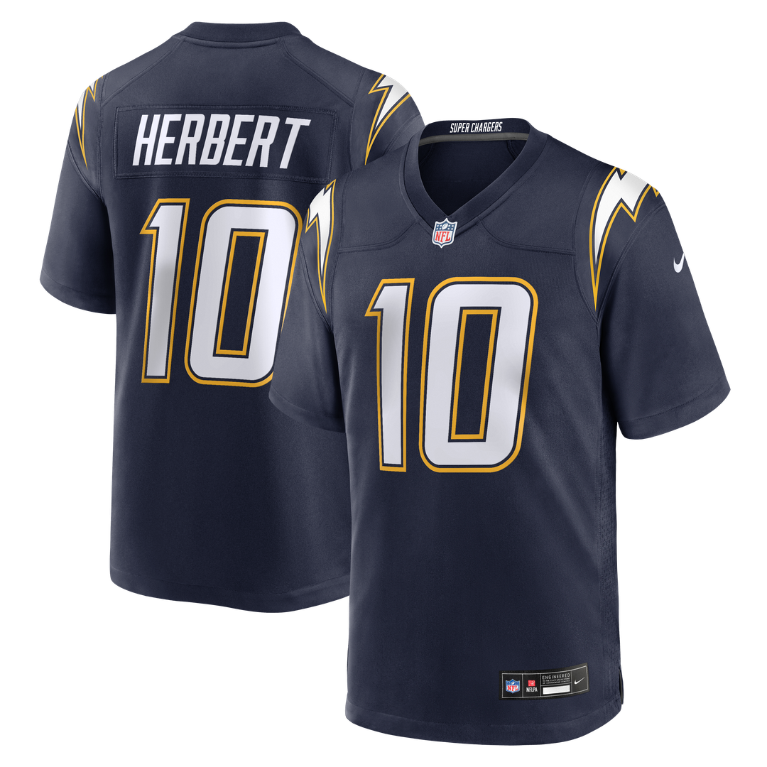 Los Angeles Chargers Justin Herbert Nike Player Game Jersey - Powder Blue