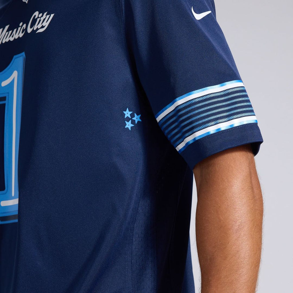 Tennessee Titans Cameron Ward Nike 2026 Rivalries Collection Game Jersey - Navy