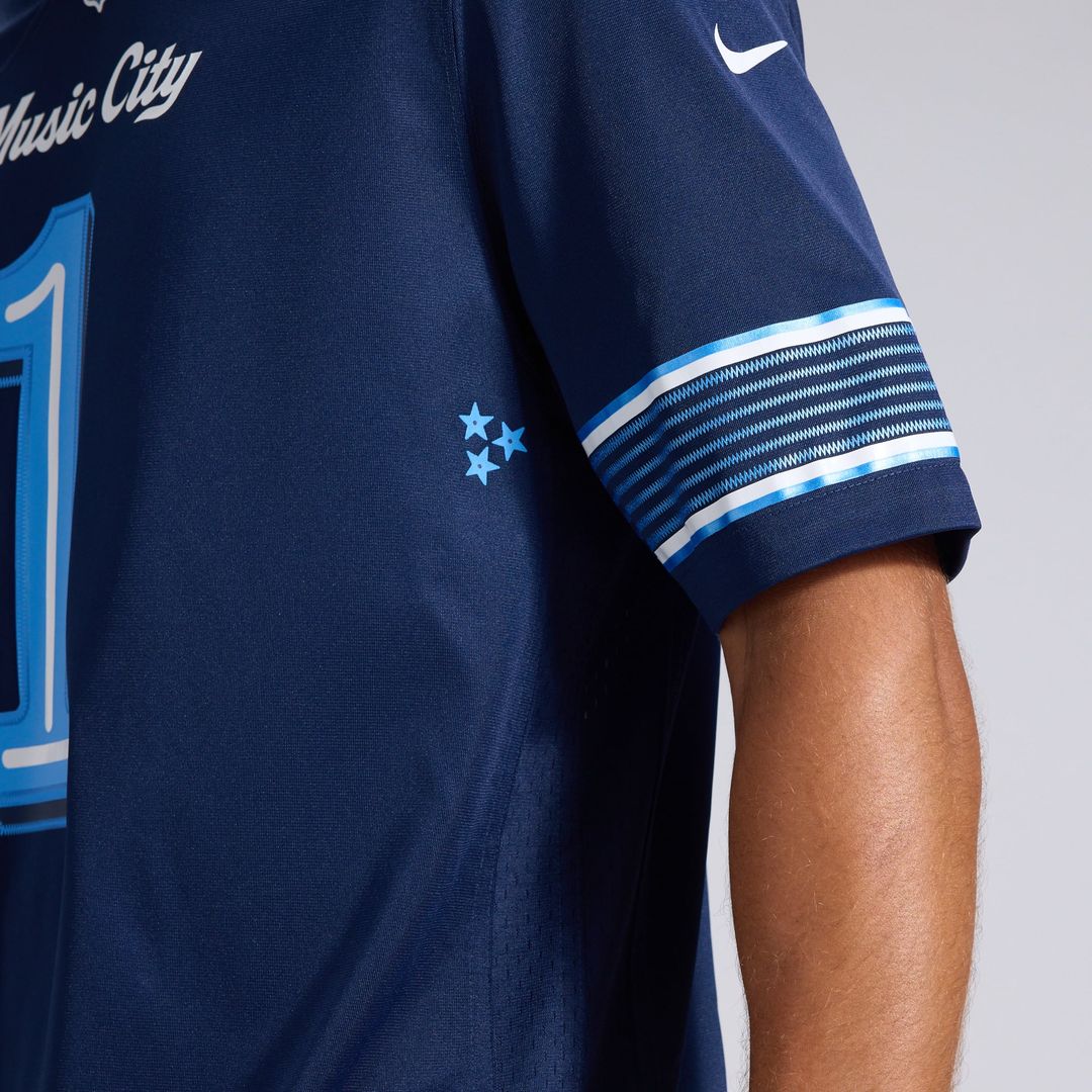 Tennessee Titans Cameron Ward Nike 2026 Rivalries Collection Game Jersey - Navy