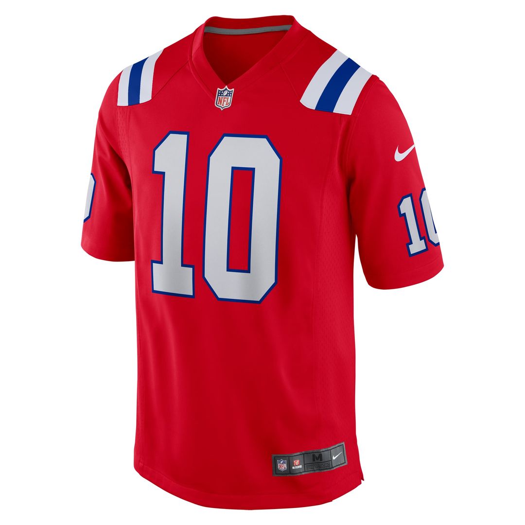 New England Patriots Drake Maye Nike Player Game Jersey - Navy