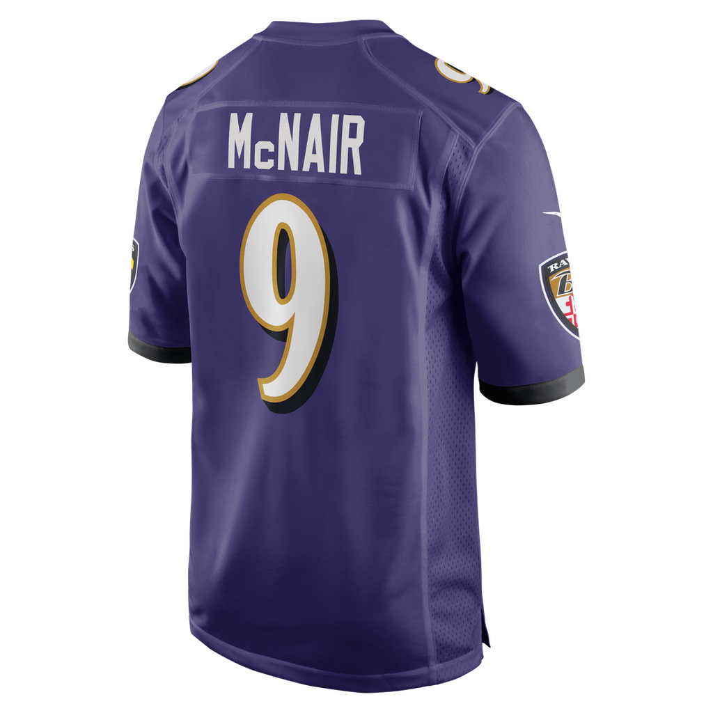 Baltimore Ravens Steve McNair Nike Game Retired Player Jersey - Purple