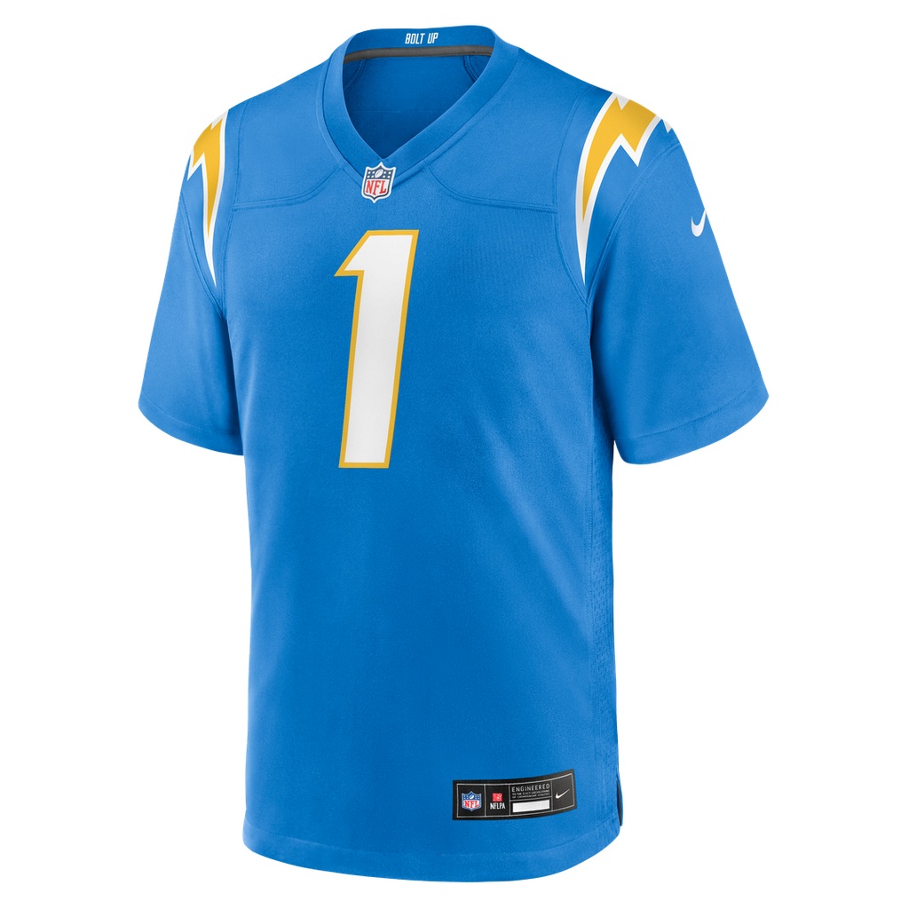 Los Angeles Chargers Akheem Mesidor Nike Team Game Jersey - Powder Blue