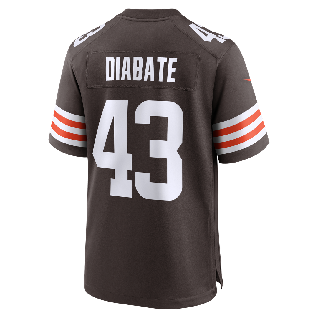 Cleveland Browns Mohamoud Diabate Nike Team Game Jersey - Brown
