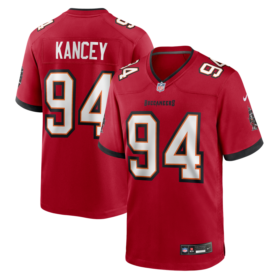 Tampa Bay Buccaneers Calijah Kancey Nike Game Jersey - Red