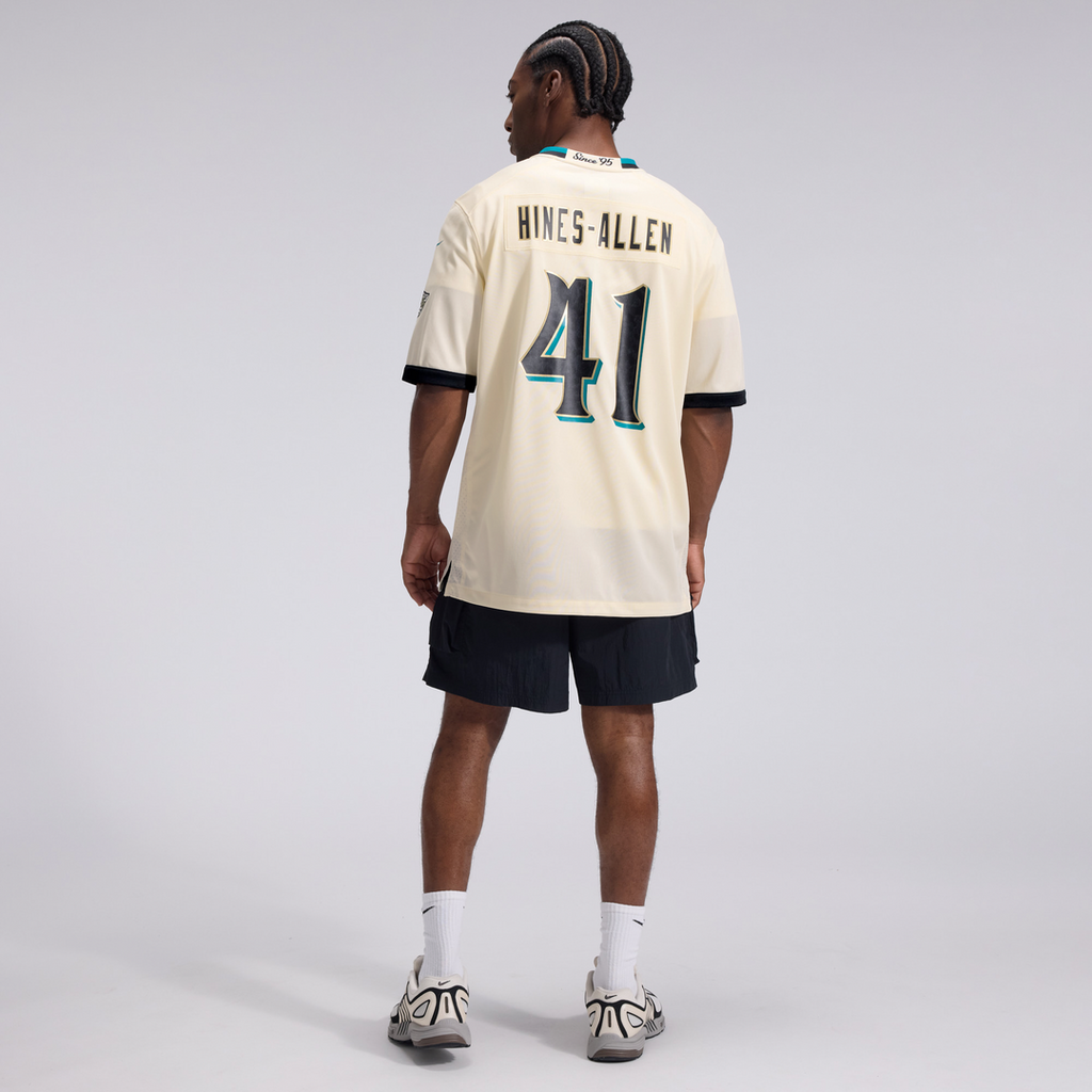 Jacksonville Jaguars Josh Hines-Allen Nike 2026 Rivalries Collection Game Jersey - Natural