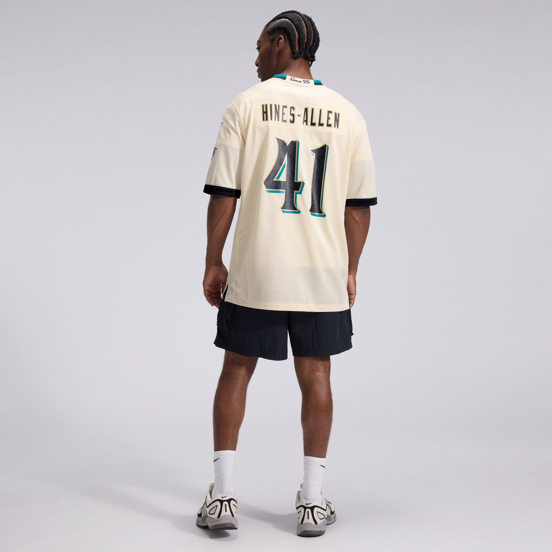 Jacksonville Jaguars Josh Hines-Allen Nike 2026 Rivalries Collection Game Jersey - Natural