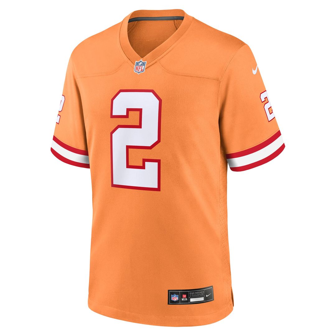 Tampa Bay Buccaneers Emeka Egbuka Nike Alternate 2 Game Jersey - Creamsicle
