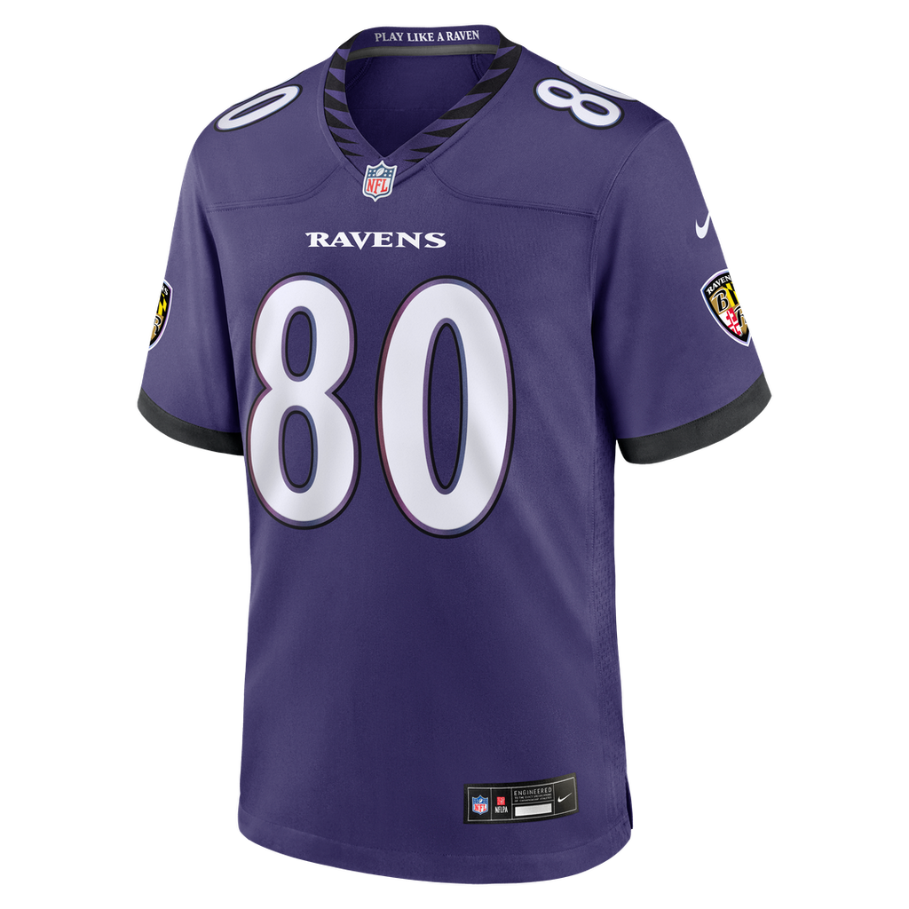 Baltimore Ravens Durham Smythe Nike Team Game Jersey - Purple