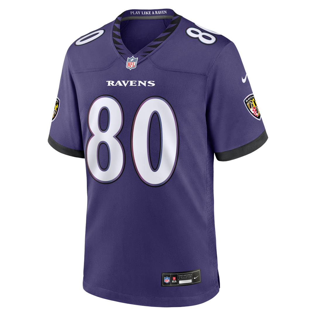 Baltimore Ravens Durham Smythe Nike Team Game Jersey - Purple