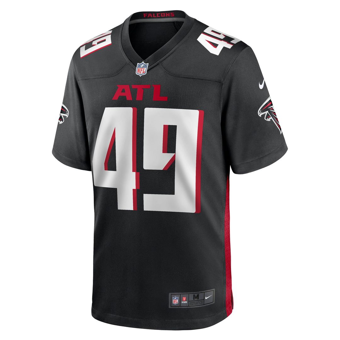 Atlanta Falcons Liam McCullough Nike Team Game Jersey - Black