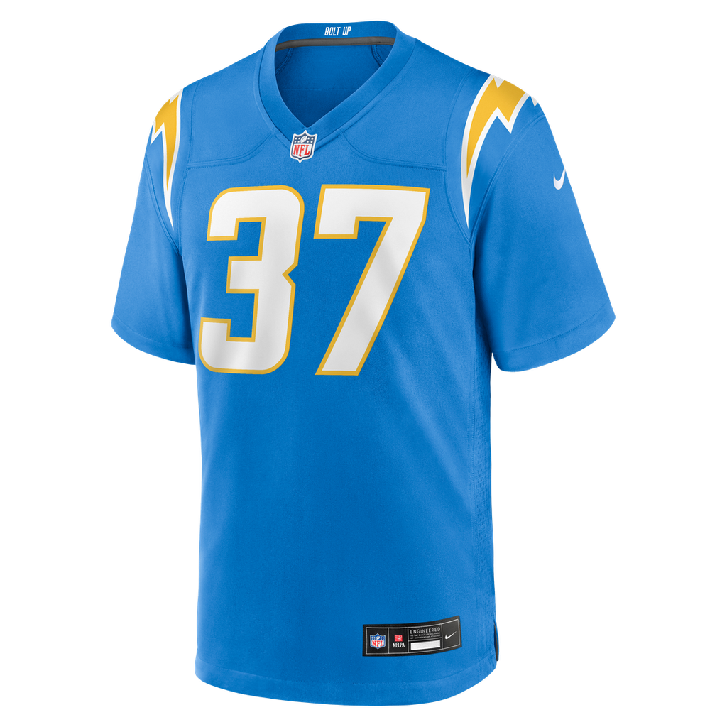 Los Angeles Chargers Jordan Oladokun Nike Team Game Jersey - Powder Blue