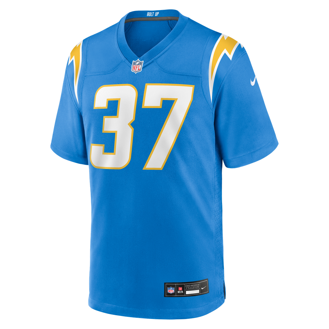 Los Angeles Chargers Jordan Oladokun Nike Team Game Jersey - Powder Blue