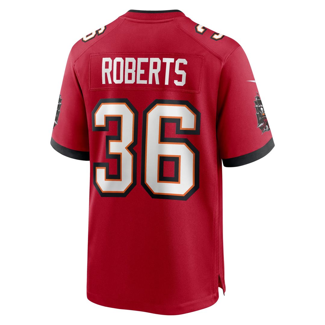 Tampa Bay Buccaneers JJ Roberts Nike Team Game Jersey - Red