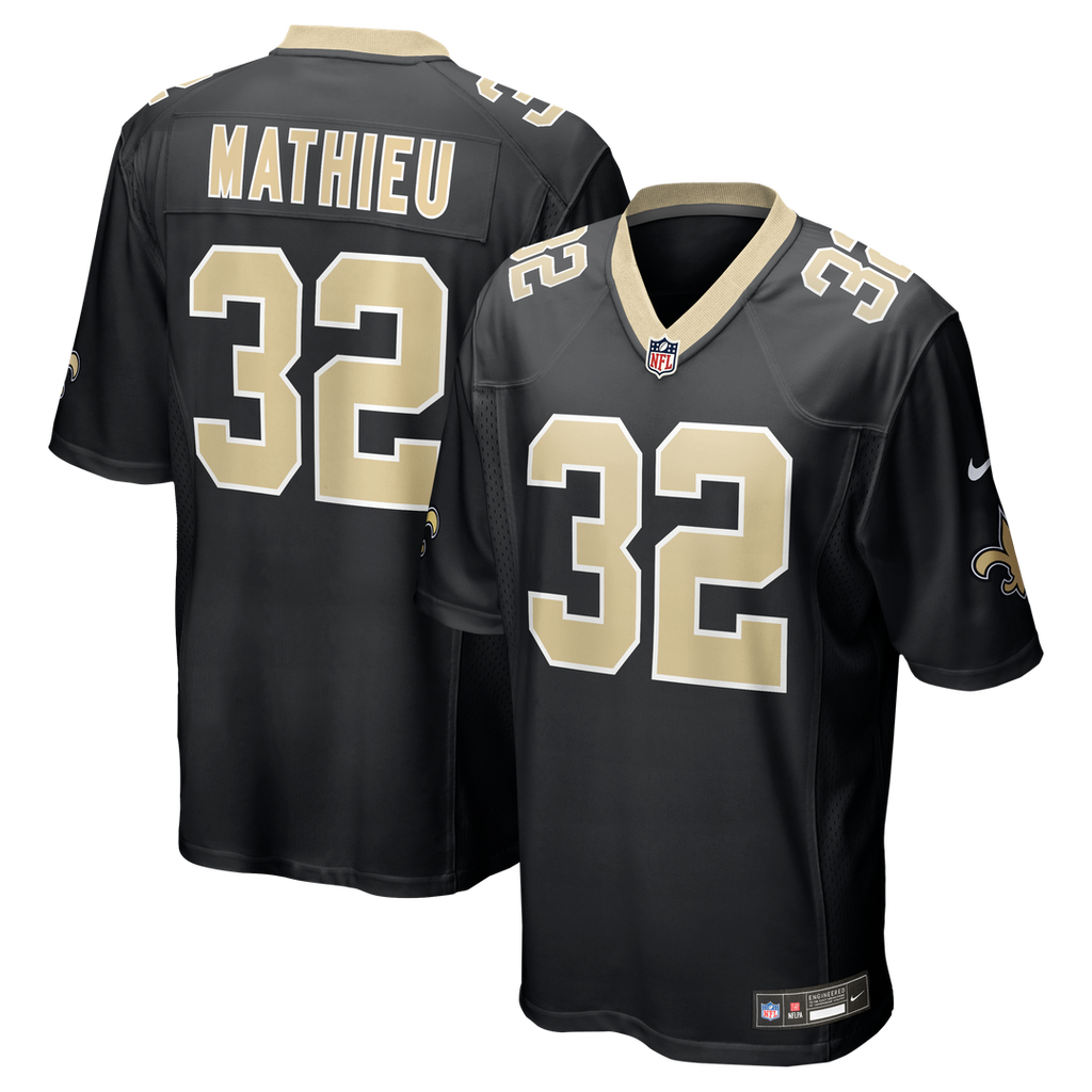 New Orleans Saints Tyrann Mathieu Nike Gameday Golds Alternate Game Player Jersey - Gold