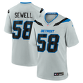 Detroit Lions Penei Sewell Nike 2026 Rivalries Collection Game Jersey - Silver