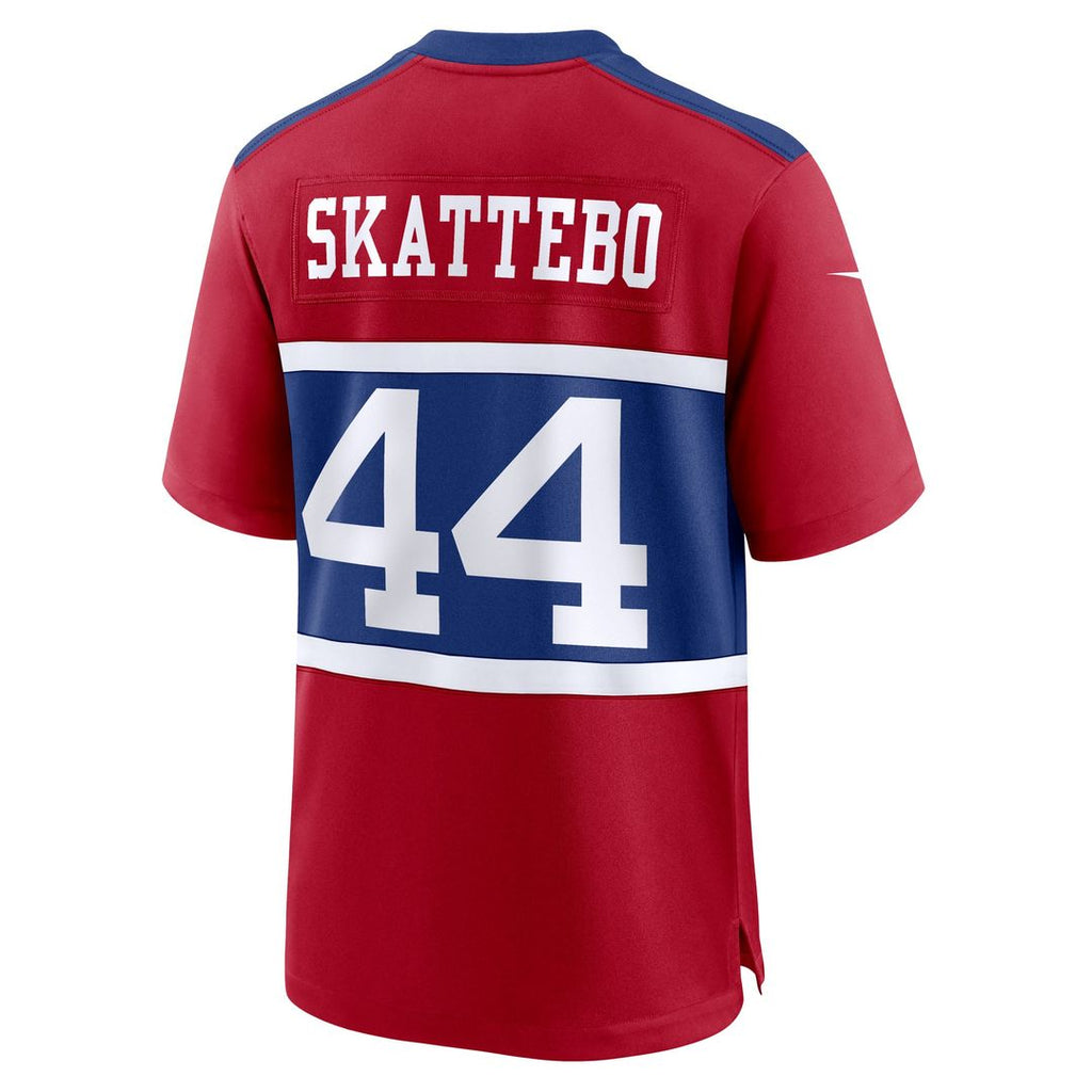 New York Giants Cam Skattebo Nike Alternate Century Red Game Jersey - Red