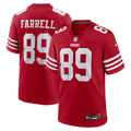 San Francisco 49ers Luke Farrell Nike Team Game Jersey - Scarlet
