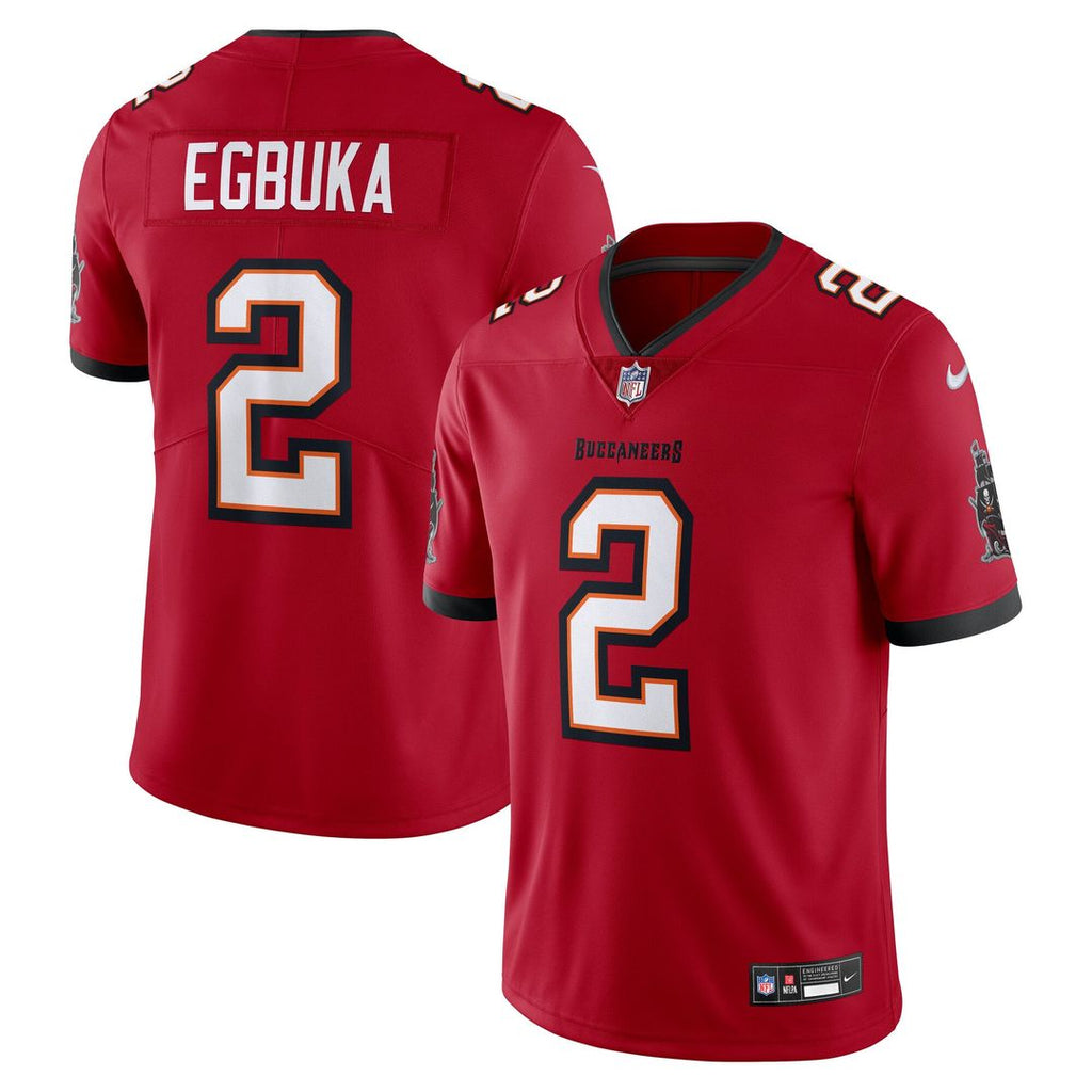 Tampa Bay Buccaneers Emeka Egbuka Nike Vapor Untouchable Stitched Limited Jersey - Red