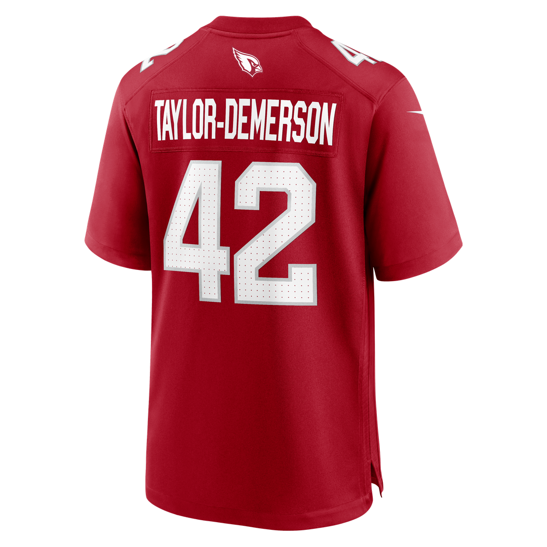 Arizona Cardinals Dadrion Taylor-Demerson Nike Team Game Jersey - Cardinal