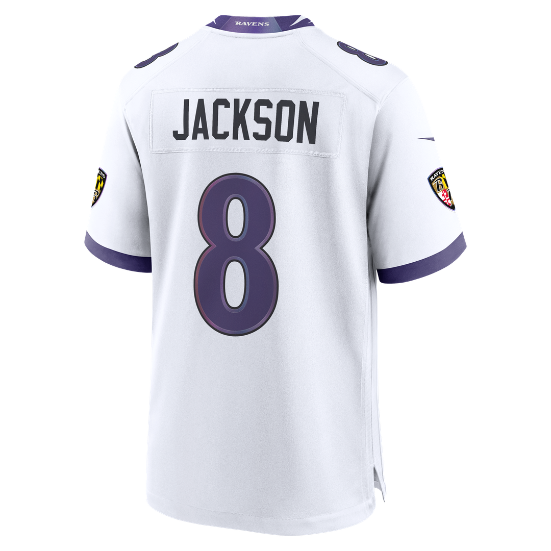 Baltimore Ravens Lamar Jackson Nike Game Jersey - White