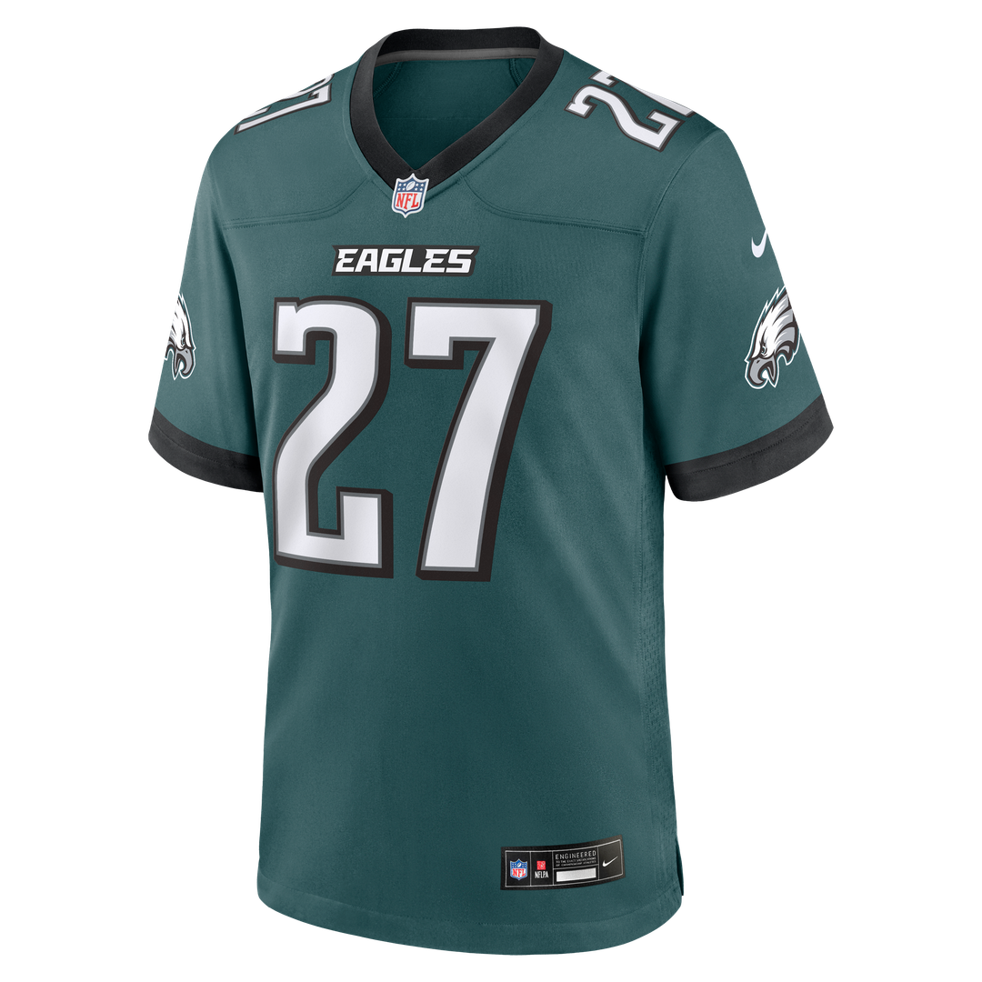 Philadelphia Eagles Quinyon Mitchell Nike Team Game Jersey - Midnight Green