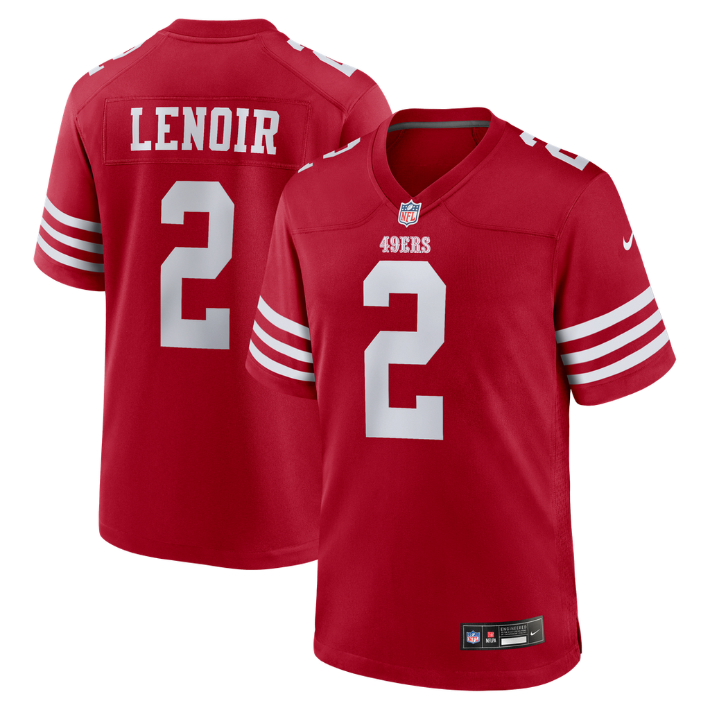 San Francisco 49ers Deommodore Lenoir Nike Game Jersey - Scarlet